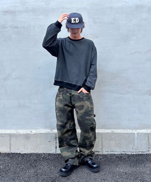 ENDOOR(エンドア)の「Washed duck double pants (camouflage)(その他パンツ・メンズ・その他・1/2/3)」の3枚目の写真