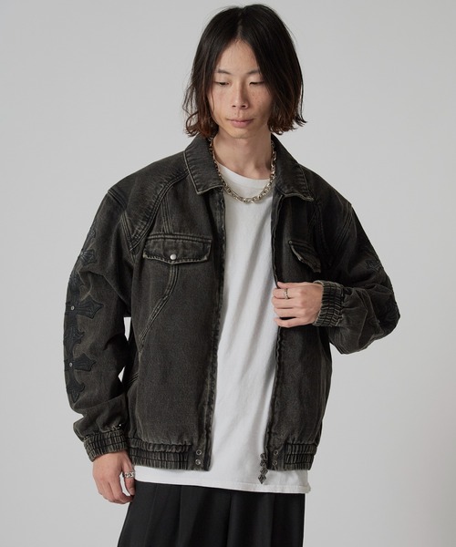 ojos ジャケット トップス 黒 シズニルック wool cropped tailored jacket | 도지
