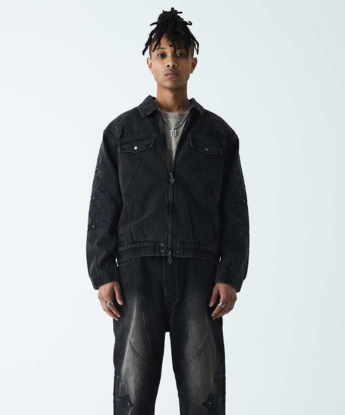 ラディアルワッペンデニムジャケット レトロアメリカンワッペンデニムジャケット P1327 – PPP STUDIOS