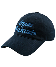 OPEN ATTITUDE（オープンアティチュード）の「ATTITUDE LETTERING BALL CAP[NAVY]（キャップ）」