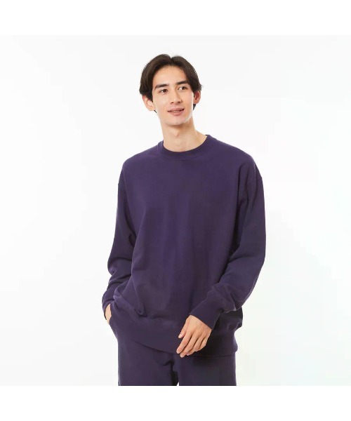 GOAT(ゴート)の「GOAT / CREW NECK SWEAT 13.5oz(スウェット・メンズ・サンドベージュ/ネイビー/プラム/オレンジ/イエロー/ダークグリーン/アッシュ/ヘザーグレー/ホワイト/ブラック・XS/S/M/L/XL)」の7枚目の写真