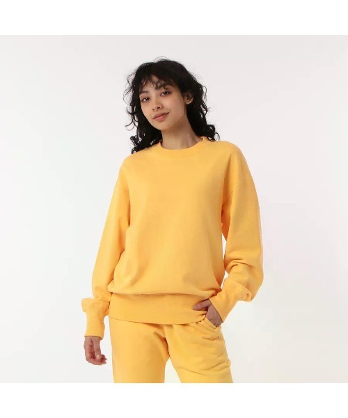 GOAT(ゴート)の「GOAT / CREW NECK SWEAT 13.5oz(スウェット・メンズ・サンドベージュ/ネイビー/プラム/オレンジ/イエロー/ダークグリーン/アッシュ/ヘザーグレー/ホワイト/ブラック・XS/S/M/L/XL)」の9枚目の写真