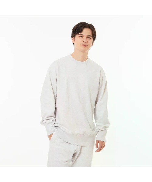 GOAT(ゴート)の「GOAT / CREW NECK SWEAT 13.5oz(スウェット・メンズ・サンドベージュ/ネイビー/プラム/オレンジ/イエロー/ダークグリーン/アッシュ/ヘザーグレー/ホワイト/ブラック・XS/S/M/L/XL)」の3枚目の写真