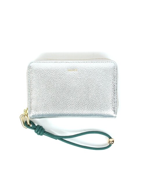 fredy emue（フレディエミュ）の「【WEB限定】【BEAURE/ビュレ】レザーストラップウォレット L（財布・レディース・シルバー/ブラック/グレイッシュベージュ・FREE）」の10枚目の写真