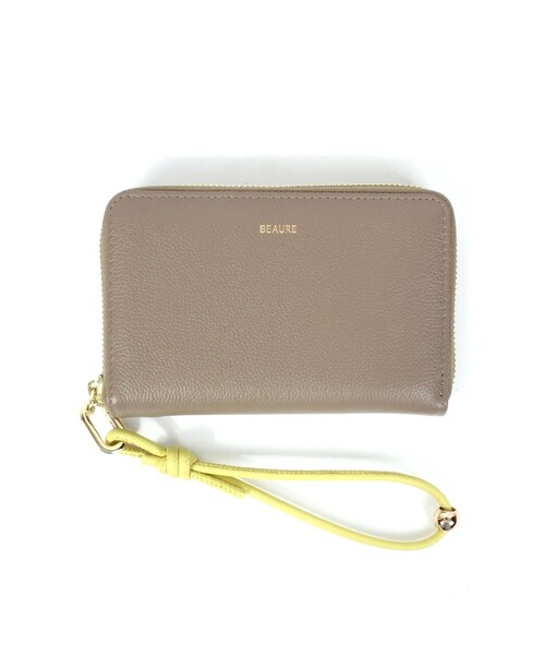 fredy emue（フレディエミュ）の「【WEB限定】【BEAURE/ビュレ】レザーストラップウォレット L（財布・レディース・シルバー/ブラック/グレイッシュベージュ・FREE）」の16枚目の写真