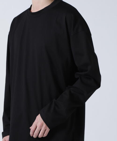 ATON（エイトン）の「ATON (エイトン)SUVIN60/2 | OVERSIZED L/S T-SHIRT KKAGLM0018（Tシャツ/カットソー・メンズ・その他3/ホワイト/その他10/ブラック/その他18・2/4/6）」の18枚目の写真