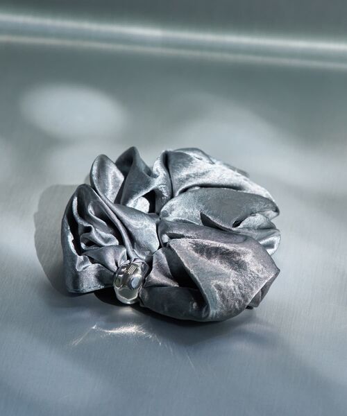 メタルリングサテンシュシュ（シュシュ）｜LANVIN en Bleu（ランバン