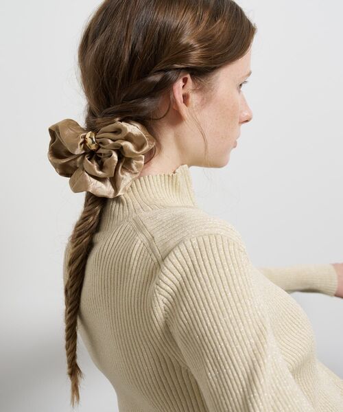 メタルリングサテンシュシュ（シュシュ）｜LANVIN en Bleu（ランバン