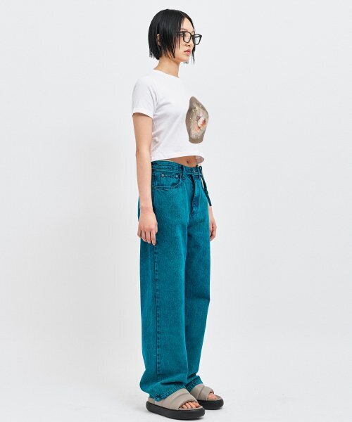 C WEAR BY THE GENIUS(シーウェアバイザジーニアス)の「平壌冷麺クロップTシャツ(Tシャツ/カットソー・レディース・その他・size1)」の3枚目の写真