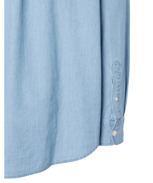 HAZZYS（ ヘジス）の「[HIS]ライトブルーシャンブレーシャツ（シャツ/ブラウス・メンズ・その他・SMALL/MEDIUM/LARGE）」の5枚目の写真