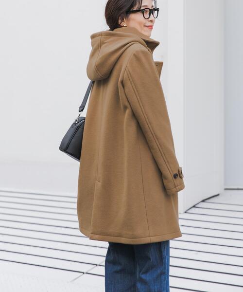 URBAN RESEARCH DOORS(アーバンリサーチドアーズ)の「ショールカラー2WAYロングコート(その他アウター・レディース・キャメル/ネイビー・SMALL/MEDIUM)」の7枚目の写真