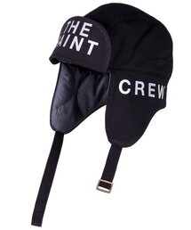 SAINTCREW（セントクルー）の「ロゴバックアンドフォースパディングトルーパーハットLBFP-1502ブラック（ハット）」