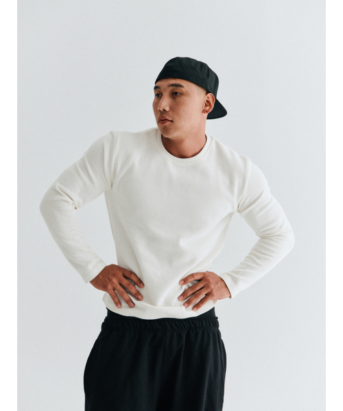 GOZER(ゴーザー)の「SAKA LONG SLEEVES_IVORY(Tシャツ/カットソー・メンズ・アイボリー・MEDIUM/LARGE/X-LARGE/XX-LARGE)」の5枚目の写真