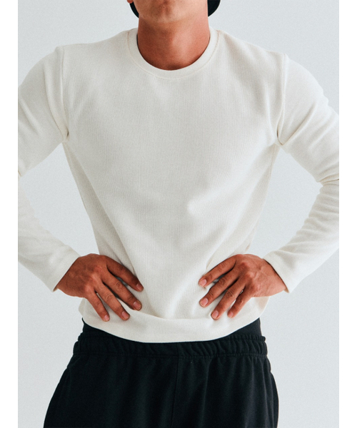 GOZER(ゴーザー)の「SAKA LONG SLEEVES_IVORY(Tシャツ/カットソー・メンズ・アイボリー・MEDIUM/LARGE/X-LARGE/XX-LARGE)」の6枚目の写真