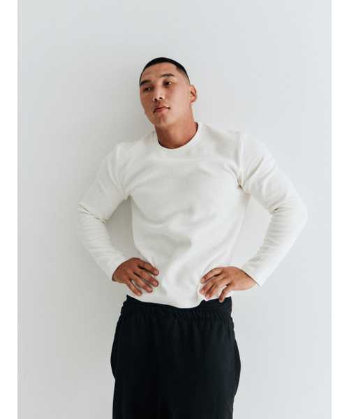 GOZER(ゴーザー)の「SAKA LONG SLEEVES_IVORY(Tシャツ/カットソー・メンズ・アイボリー・MEDIUM/LARGE/X-LARGE/XX-LARGE)」の7枚目の写真