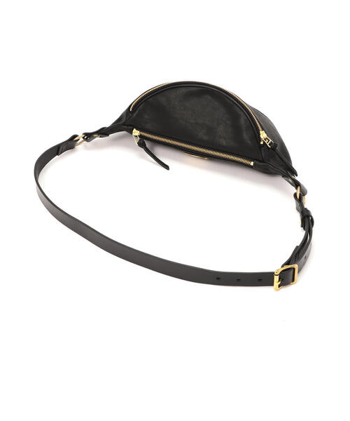 SLOW（スロウ）の「SLOW(スロウ)　FANNY PACK ファニーパック 300S61EG【2026年春夏入荷モデル】（ボディバッグ/ウエストポーチ・メンズ・ブラウン/ブラック・F）」の4枚目の写真