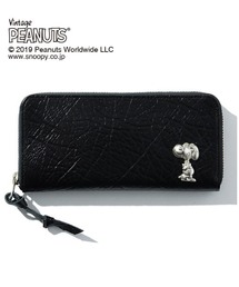SNOOPY（スヌーピー）の「PEANUTS スヌーピー メタル レザー 長財布 OS（財布）」