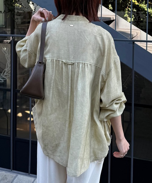 COLLAGE GALLARDAGALANTE（コラージュガリャルダガランテ）の「バックロングZIPブルゾン（ブルゾン・レディース・グレー/ベージュ・FREE）」の19枚目の写真