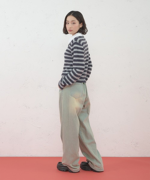 FCMM(エフシーエムエム)の「【日本限定】BORDER KNIT / ボーダーニット(ニット/セーター・レディース・チャコールグレー/グレー・SMALL/MEDIUM)」の21枚目の写真