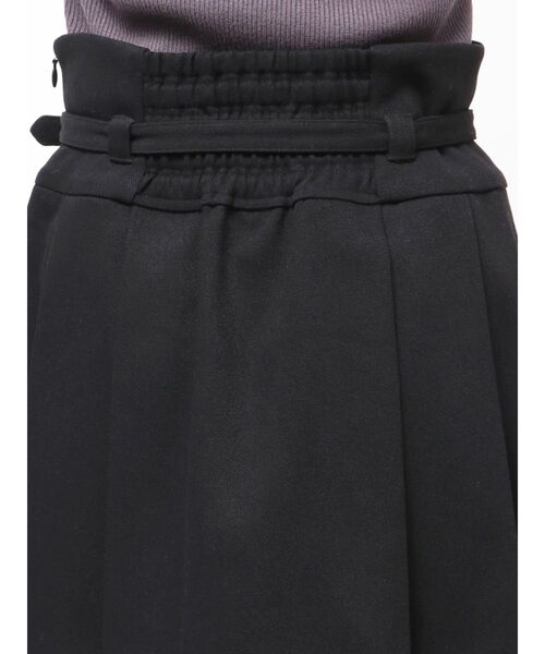 MERCURYDUO（マーキュリーデュオ）の「ベルト付きチェックプリーツミニスカパン（スカート・レディース・ブラック/グレー・SMALL/MEDIUM）」の9枚目の写真