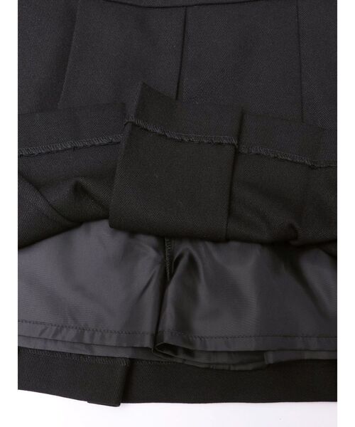 MERCURYDUO（マーキュリーデュオ）の「ベルト付きチェックプリーツミニスカパン（スカート・レディース・ブラック/グレー・SMALL/MEDIUM）」の6枚目の写真