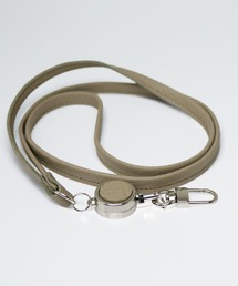 LEZALI（レザリ）の「LEZALI リール付きレザーネックストラップ（キーケース/キーアクセサリー）」