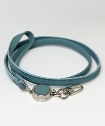 LEZALI（レザリ）の「LEZALI リール付きレザーネックストラップ（キーケース/キーアクセサリー）」