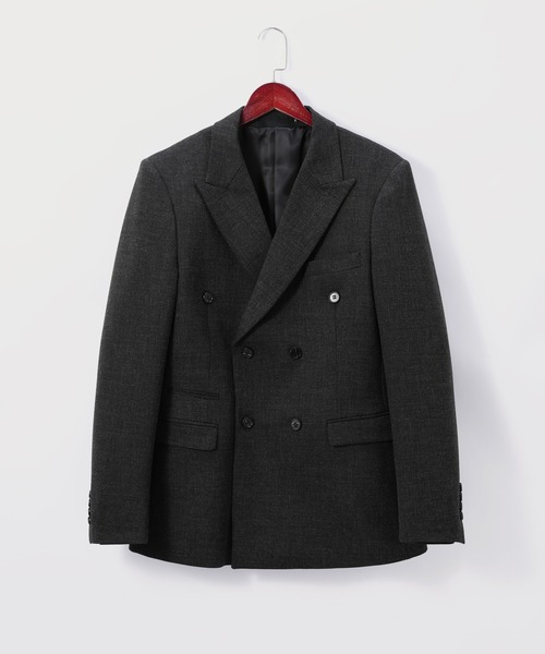 Cloudstyle（クラウドスタイル）の「【Cloudstyle】スーツセットアップ ダブルブレスト６ボタン ジャケット＆パンツ 2点セット（スーツセット・メンズ・オリーブ/ブラック・SMALL/MEDIUM/LARGE/X-LARGE/XX-LARGE）」の4枚目の写真