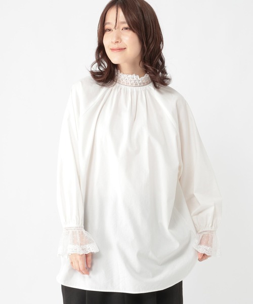 studio CLIP(スタディオクリップ)の「ボリュームレーススリーブブラウス《オケージョン2026SS》(シャツ/ブラウス・レディース・オフホワイト/ブラック/ライトグレー・FREE)」の17枚目の写真