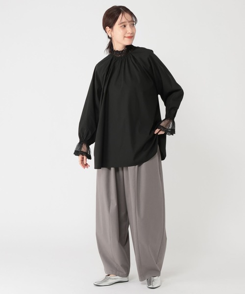 ボリュームレーススリーブブラウス《オケージョン2026SS》（シャツ