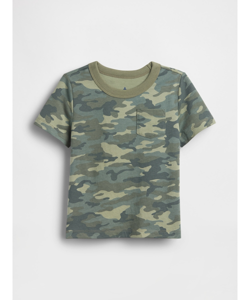 GAP(ギャップ)の「ブラナン フェイバリット ポケットTシャツ (幼児・ベビー)(Tシャツ/カットソー・キッズ・マルチ/ベージュ/ブルー/グリーン/ベージュ系その他/グレー/アイボリー/グリーン系カモフラージュ/ホワイト系その他/ブラック・80cm/90cm/95cm/100cm/105cm/110cm)」の10枚目の写真