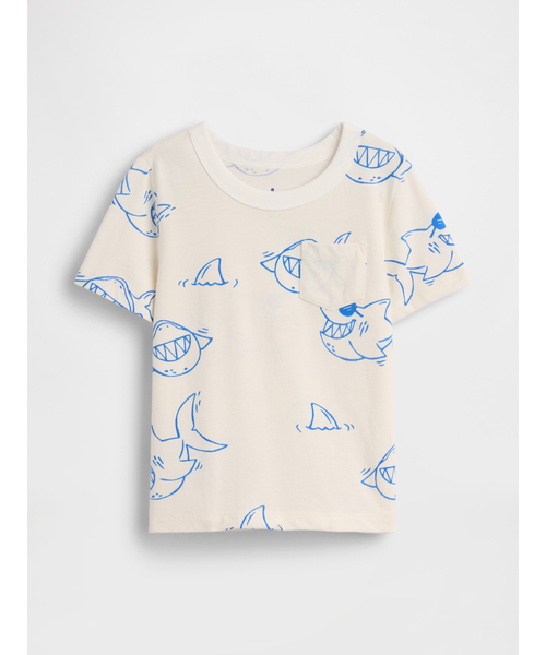 GAP(ギャップ)の「ブラナン フェイバリット ポケットTシャツ (幼児・ベビー)(Tシャツ/カットソー・キッズ・マルチ/ベージュ/ブルー/グリーン/ベージュ系その他/グレー/アイボリー・80cm/90cm/95cm/100cm/105cm/110cm)」の2枚目の写真