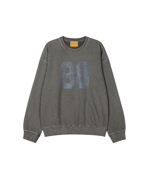 DOUBLE EIGHT（ダブルエイト）の「88ピグメントマンツーマン（カーキ）（スウェット・メンズ・カーキ・M/L/XL）」の3枚目の写真