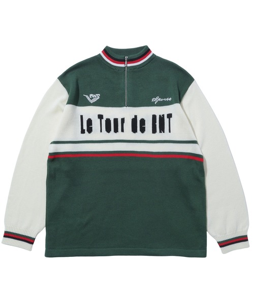 styles（スタイルス）の「RICE NINE TEN KNITTING CYCLING JERSEY KN-CYC（ニット/セーター・メンズ・レッド/グリーン/ネイビー・2）」の2枚目の写真