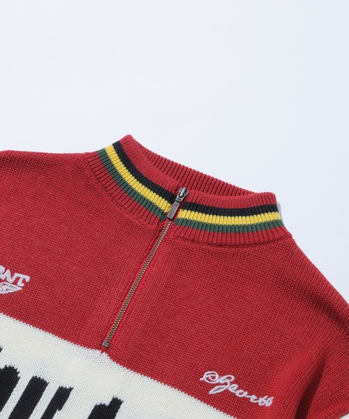 styles（スタイルス）の「RICE NINE TEN KNITTING CYCLING JERSEY KN-CYC（ニット/セーター・メンズ・レッド/グリーン/ネイビー・2）」の10枚目の写真