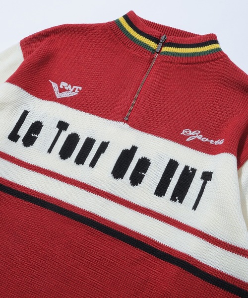 styles（スタイルス）の「RICE NINE TEN KNITTING CYCLING JERSEY KN-CYC（ニット/セーター・メンズ・レッド/グリーン/ネイビー・2）」の7枚目の写真