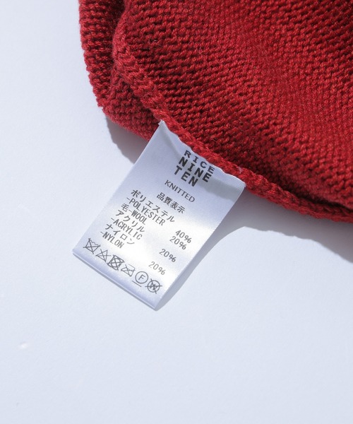styles（スタイルス）の「RICE NINE TEN KNITTING CYCLING JERSEY KN-CYC（ニット/セーター・メンズ・レッド/グリーン/ネイビー・2）」の4枚目の写真
