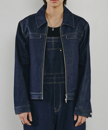 MODEN ARDOR（モデンアルダー）の「モンドリアンブルー ジッパージャケット(Original)（デニムジャケット）」