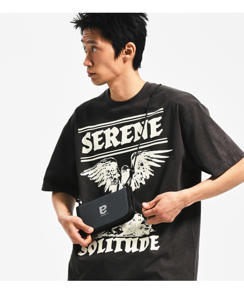 EXTRAORDINARY(エクストラオーディナリー)の「EX SLING WALLET GRAY(メッセンジャーバッグ・レディース・その他・ONE SIZE)」の1枚目の写真