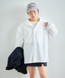 U by SPICK&SPAN | オーバーフードシャツ(シャツ/ブラウス)