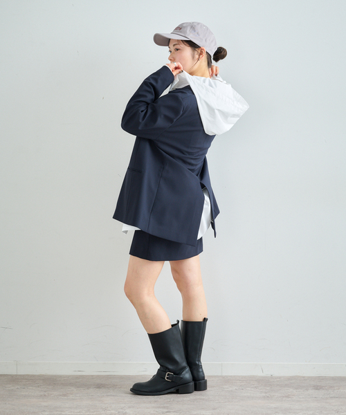 U by SPICK&SPAN（ユーバイスピックアンドスパン）の「オーバーフードシャツ（シャツ/ブラウス・レディース・ホワイト/ベージュ・FREE）」の9枚目の写真