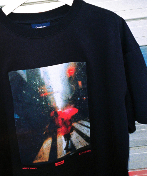 COVERNAT（カバーナット）の「[YOSIGO] アーバンレインスケープTシャツ ブラック（Tシャツ/カットソー・レディース・その他・L/XL/XXL/XS/S/M）」の4枚目の写真