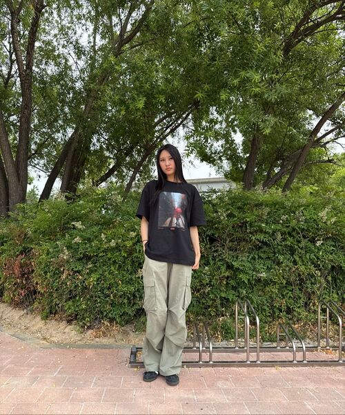 COVERNAT（カバーナット）の「[YOSIGO] アーバンレインスケープTシャツ ブラック（Tシャツ/カットソー・レディース・その他・L/XL/XXL/XS/S/M）」の6枚目の写真