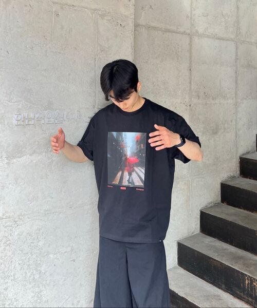 COVERNAT（カバーナット）の「[YOSIGO] アーバンレインスケープTシャツ ブラック（Tシャツ/カットソー・レディース・その他・L/XL/XXL/XS/S/M）」の7枚目の写真