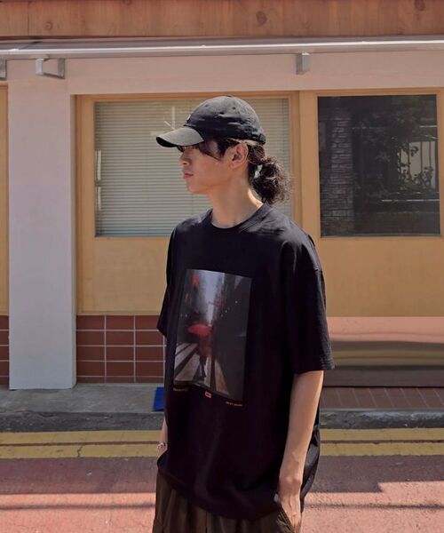 COVERNAT（カバーナット）の「[YOSIGO] アーバンレインスケープTシャツ ブラック（Tシャツ/カットソー・レディース・その他・L/XL/XXL/XS/S/M）」の8枚目の写真