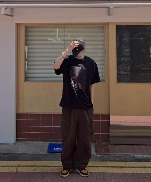 COVERNAT（カバーナット）の「[YOSIGO] アーバンレインスケープTシャツ ブラック（Tシャツ/カットソー・レディース・その他・L/XL/XXL/XS/S/M）」の11枚目の写真