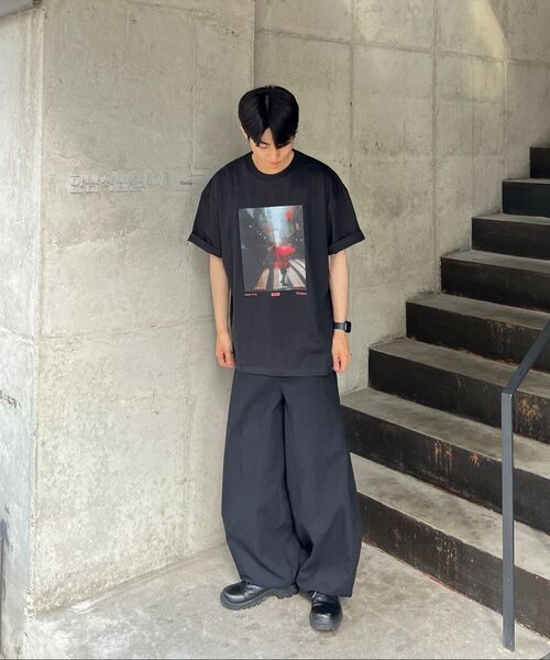 COVERNAT（カバーナット）の「[YOSIGO] アーバンレインスケープTシャツ ブラック（Tシャツ/カットソー・レディース・その他・L/XL/XXL/XS/S/M）」の12枚目の写真