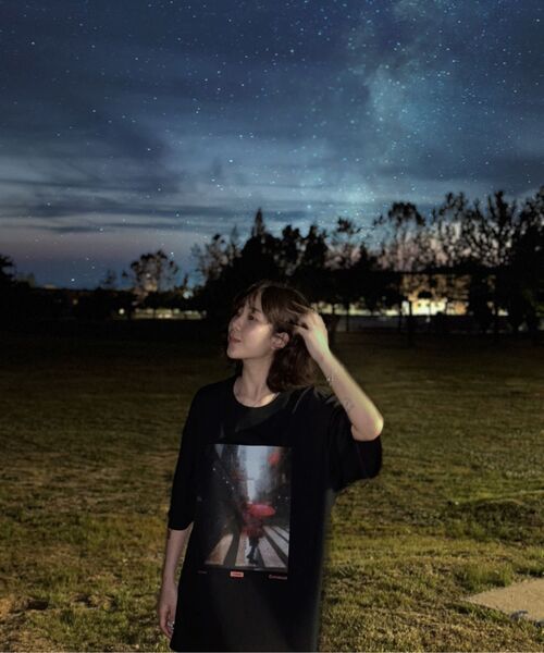 COVERNAT（カバーナット）の「[YOSIGO] アーバンレインスケープTシャツ ブラック（Tシャツ/カットソー・レディース・その他・L/XL/XXL/XS/S/M）」の13枚目の写真