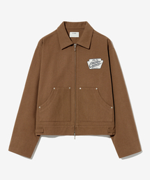 ECORR（エコル）の「ヴィンテージコットンワークジャケット_ブラウン（ミリタリージャケット）」