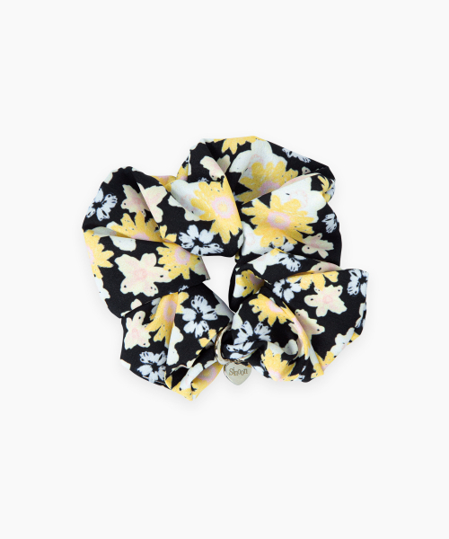 PATTERN SCRUNCH (BLACK)（シュシュ）｜SINOON（シヌーン）の